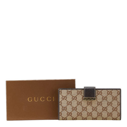 グッチ GGキャンバス 二つ折り財布