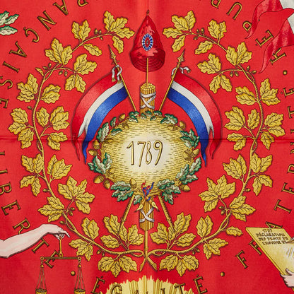 エルメス 1789 LIBERTE EGALITE FRATERNITE REPUBLIQUE FRANCAISE シルクカレ90
