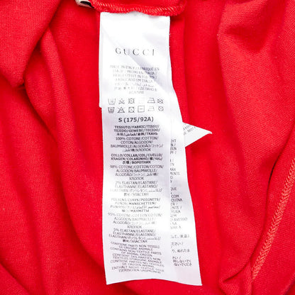 グッチ コットン長袖ポロシャツ
