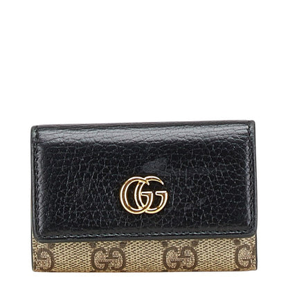 グッチ GGマーモント GGスプリーム レザーキーケース