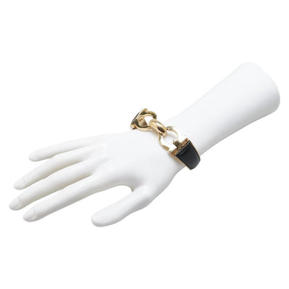 サルヴァトーレ フェラガモ Gancini Leather Bracelet