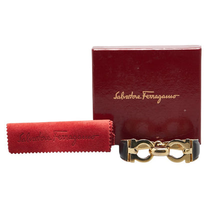 サルヴァトーレ フェラガモ Gancini Leather Bracelet