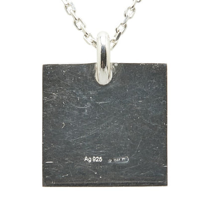 グッチ スクエアプレート SV925 ネックレス