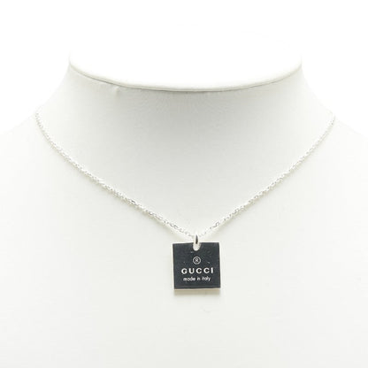 グッチ スクエアプレート SV925 ネックレス
