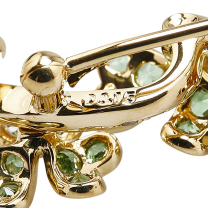 Clover Au750 ダイヤモンド ホワイト サウス シー パール グリーン グロシュラー ブローチ