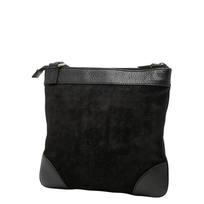 グッチ グッチシマ レザー スエード ショルダーバッグ