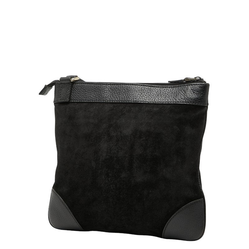 グッチ グッチシマ レザー スエード ショルダーバッグ