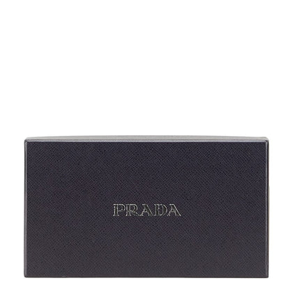 プラダ 三角ロゴプレート ナイロンレザー長財布