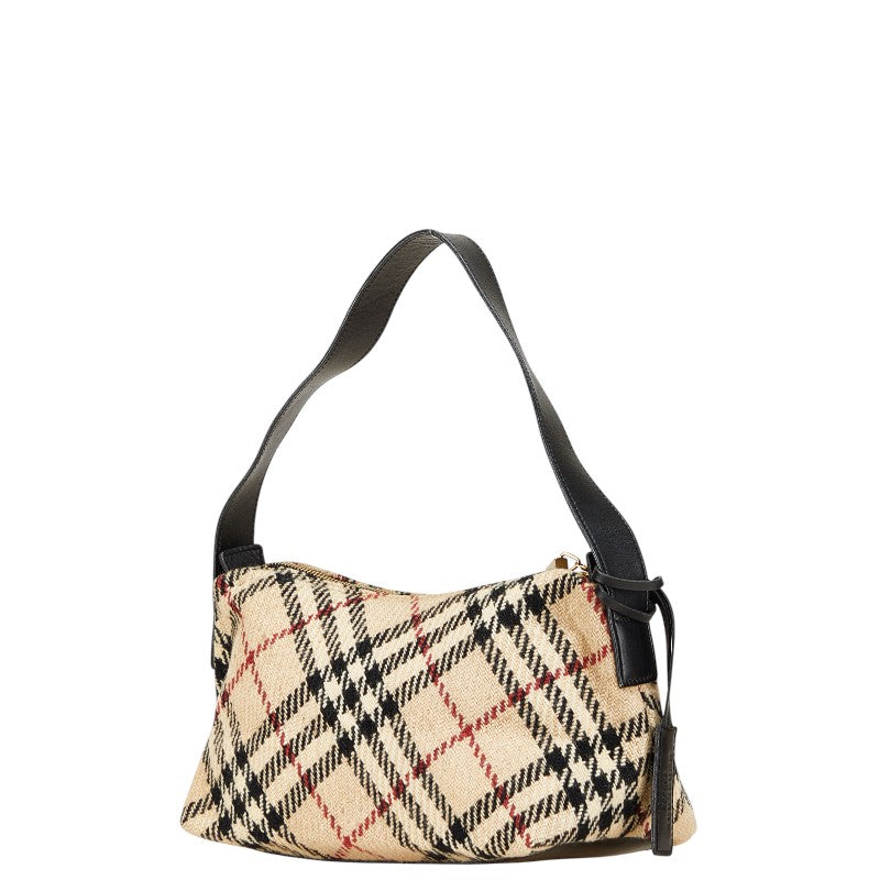 バーバリー ノバ チェック ウール レザー ショルダー バッグ – LuxUness JP