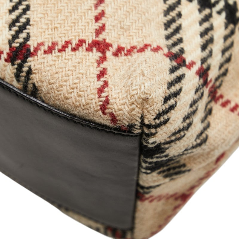 バーバリー ノバ チェック ウール レザー ショルダー バッグ – LuxUness JP