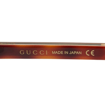 グッチ UVカット ハーフリム サングラス