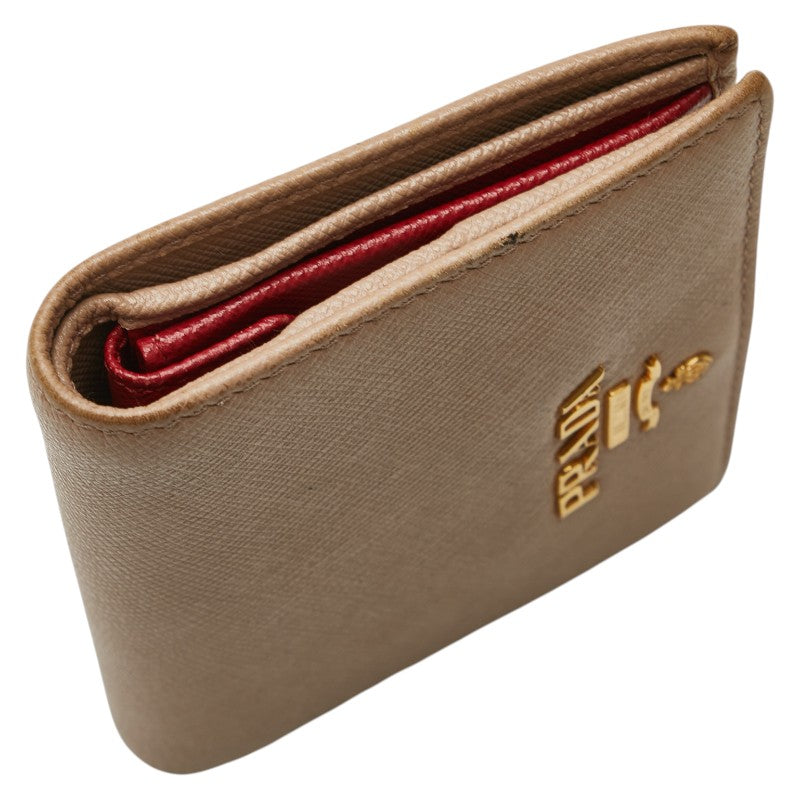 プラダ レザー 二つ折り財布