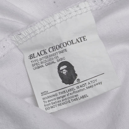 アベイシングエイプ BABY MILO チョコレート コットン 半袖Tシャツ