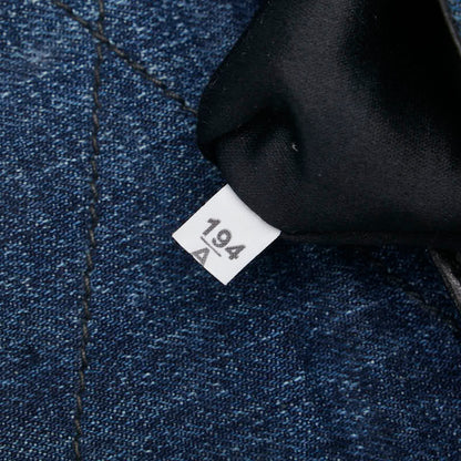 ミュウミュウ デニムレザーショルダーバッグ