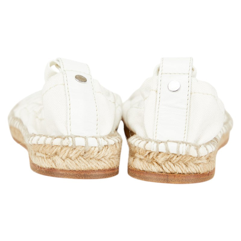 エルメス キャンバス レザー スリッポン37