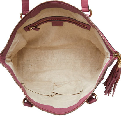 グッチ ソーホー タッセル レザー ショルダー バッグ