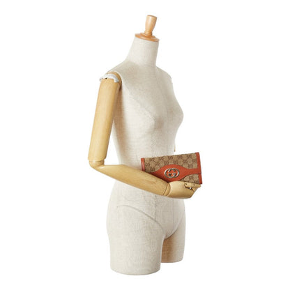 グッチ インターロッキング G GG キャンバス 長財布