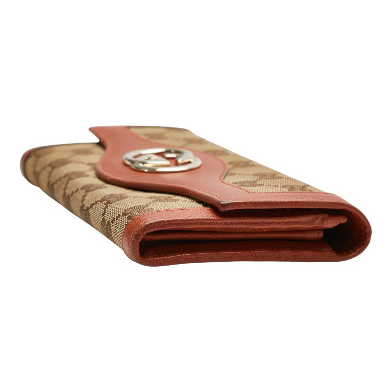 グッチ インターロッキング G GG キャンバス 長財布