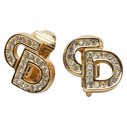 ディオール CDロゴ ラインストーンイヤリング