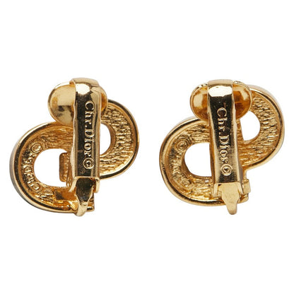 ディオール CDロゴ ラインストーンイヤリング