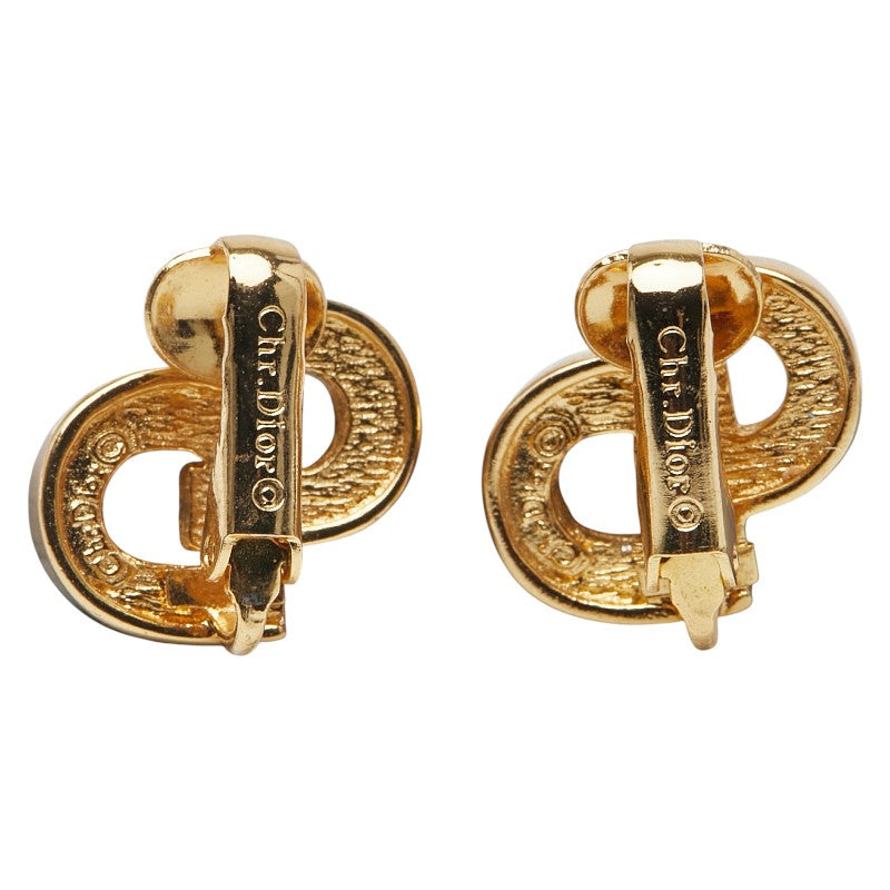 ディオール CDロゴ ラインストーンイヤリング