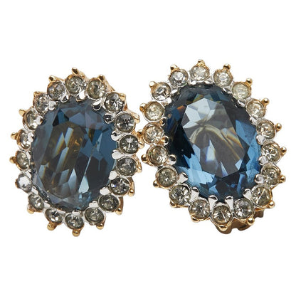 ディオール ラインストーン ピアス