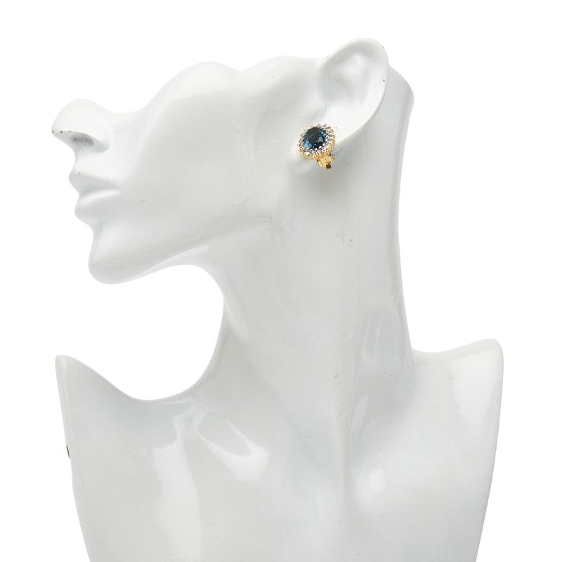 ディオール ラインストーン ピアス