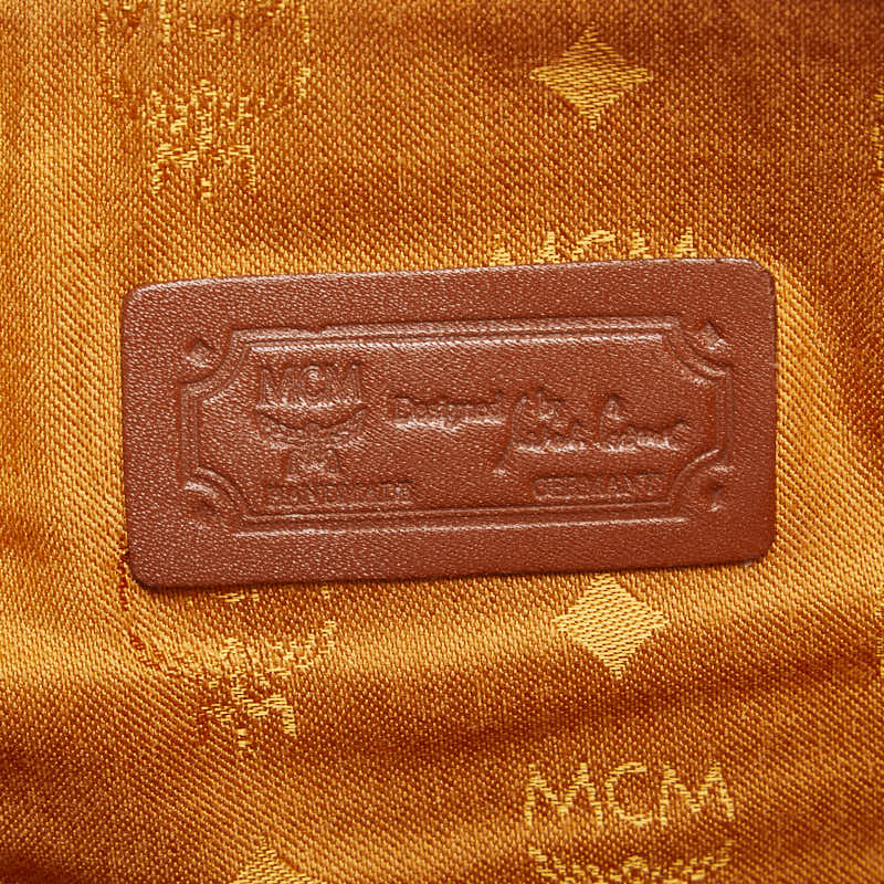 MCM ヴィセトス ロゴグラム PVC 2way ボストン バッグ