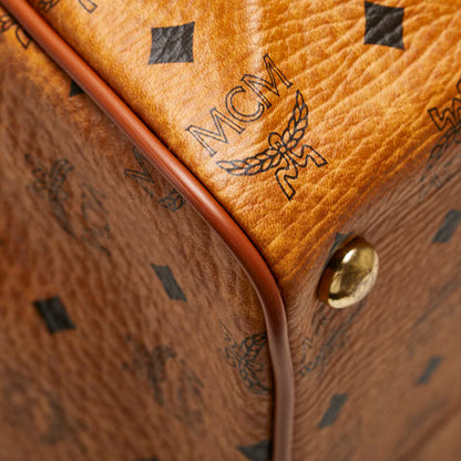 MCM ヴィセトス ロゴグラム PVC 2way ボストン バッグ
