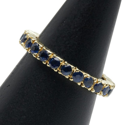 Au750 サファイア フル エタニティ リング