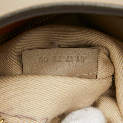 クロエ ミロ ロゴ レザー スウェット トートバッグ