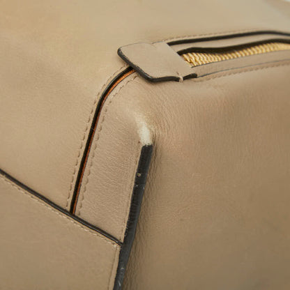 クロエ ミロ ロゴ レザー スウェット トートバッグ