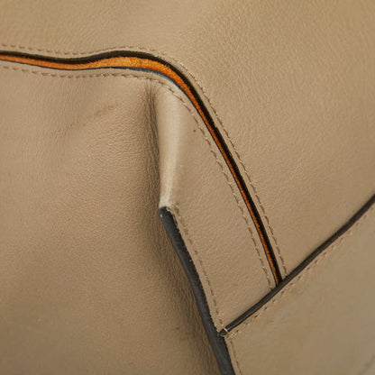 クロエ ミロ ロゴ レザー スウェット トートバッグ