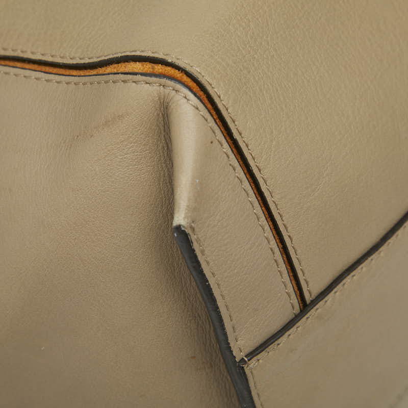 クロエ ミロ ロゴ レザー スウェット トートバッグ