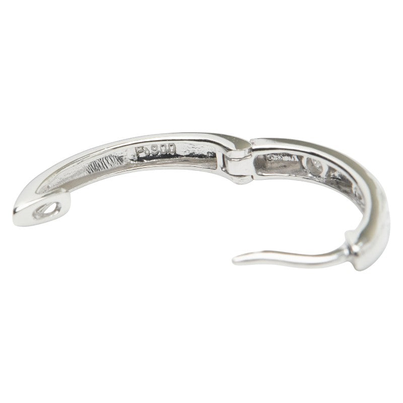 Pt900 プラチナ ダイヤモンド ピアス