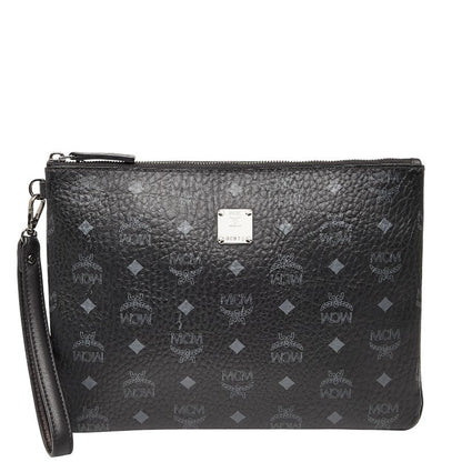 MCM ヴィセトス PVC レザー クラッチ バッグ