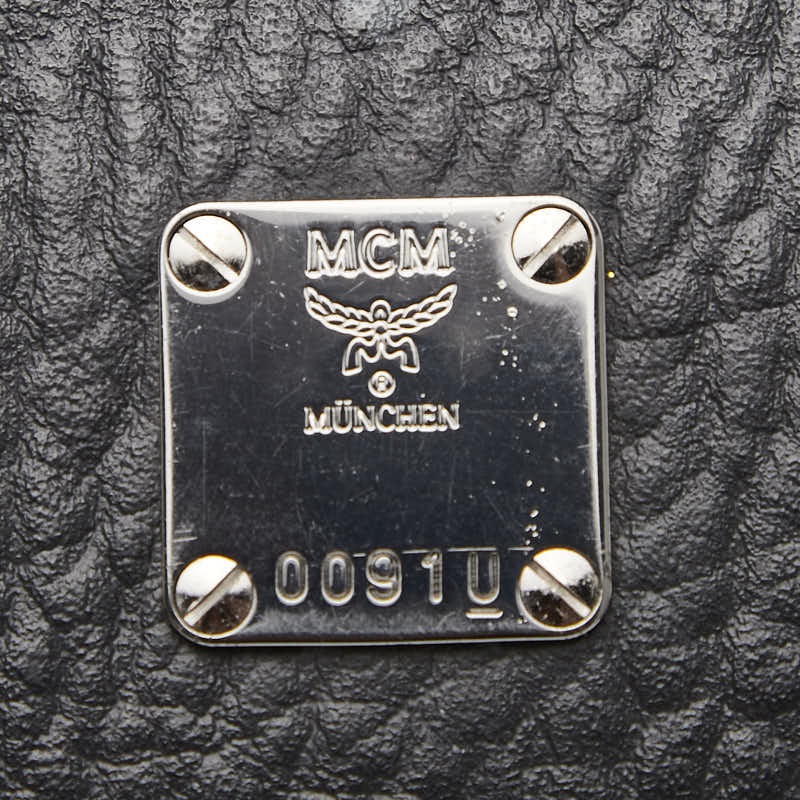 MCM ヴィセトス PVC レザー クラッチ バッグ