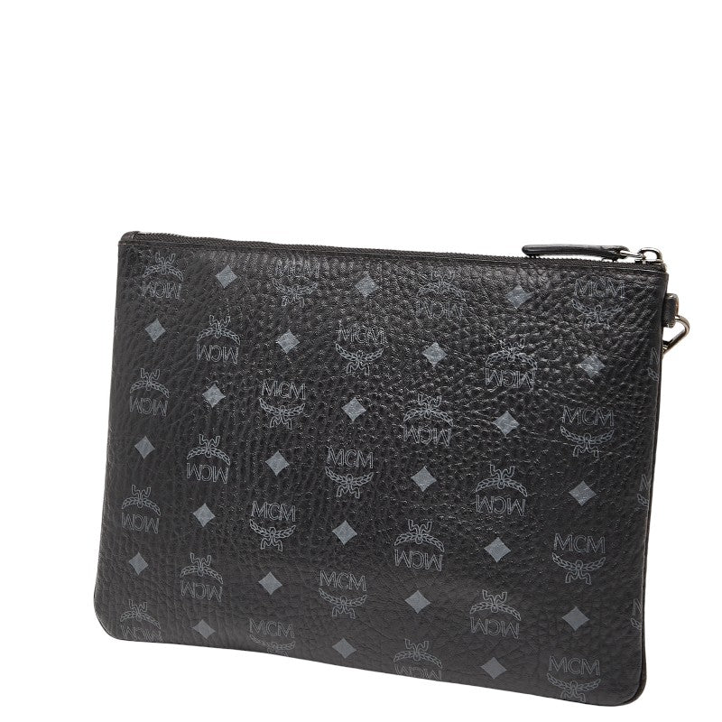MCM ヴィセトス PVC レザー クラッチ バッグ