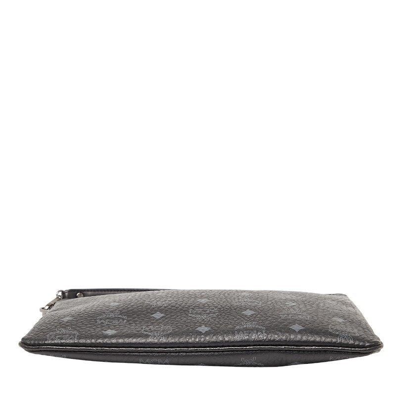 MCM ヴィセトス PVC レザー クラッチ バッグ