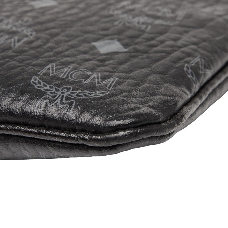 MCM ヴィセトス PVC レザー クラッチ バッグ