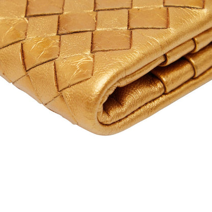 ボッテガ・ヴェネタイントレチャートレザー長財布