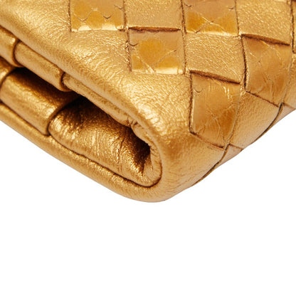 ボッテガ・ヴェネタイントレチャートレザー長財布