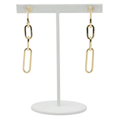 Au750 チェーン モチーフ スタッド ピアス