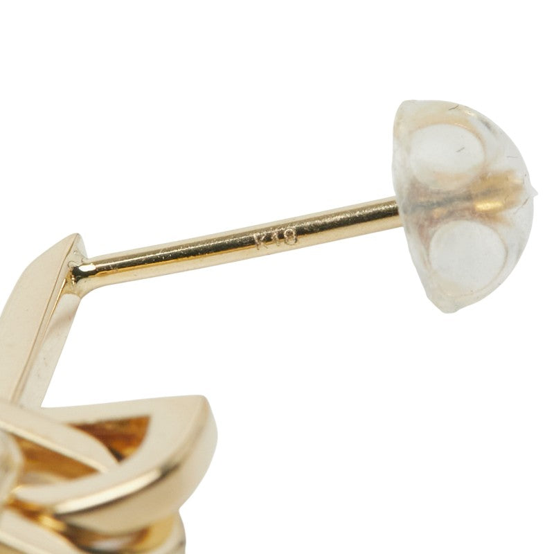 Au750 チェーン モチーフ スタッド ピアス