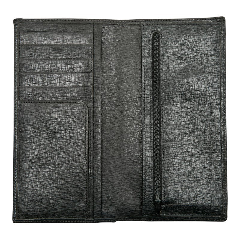 ヴェルサーチ メデューサ レザー ロング ウォレット