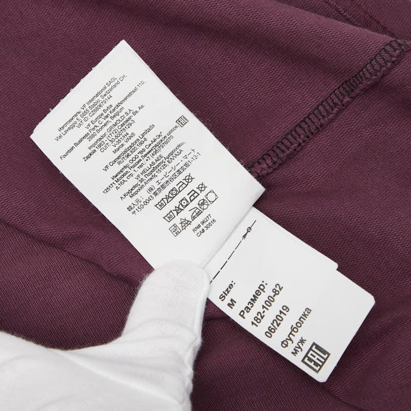 VANS コットン Tシャツ