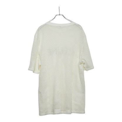 セリーヌ ロゴ メッシュ コットン Tシャツ