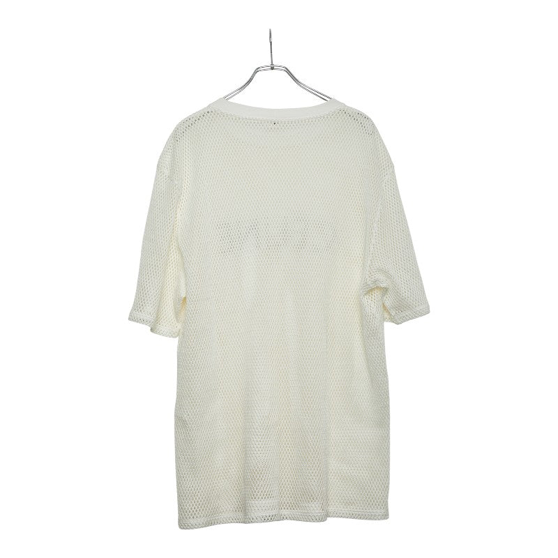 セリーヌ ロゴ メッシュ コットン Tシャツ