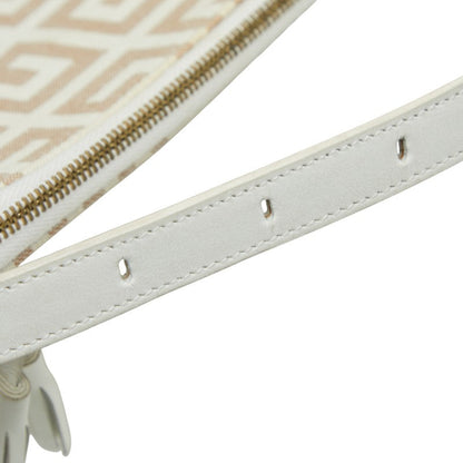 ジバンシィ タッセル キャンバス レザー ショルダー バッグ