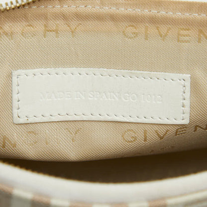 ジバンシィ タッセル キャンバス レザー ショルダー バッグ